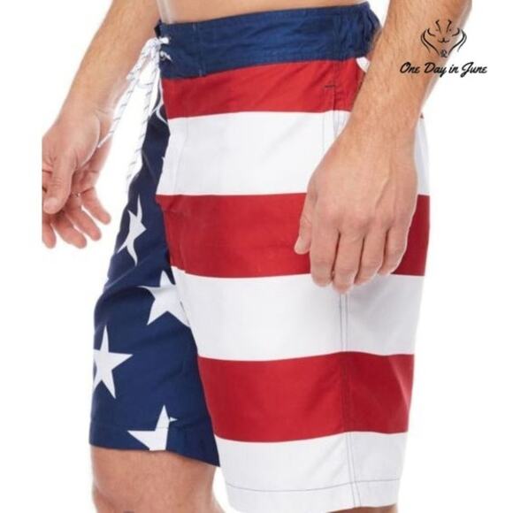 St. John's Bay Micro Fiber 10" E-Board Shorts Size S - Picture 3 of 3